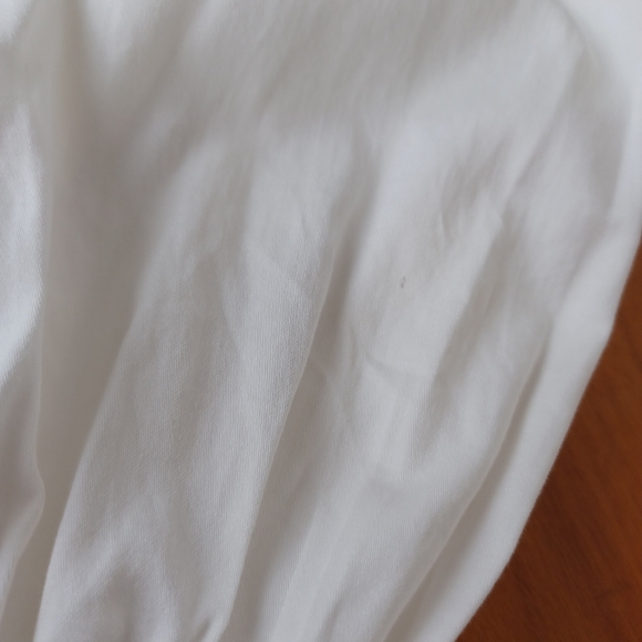 Ramy Brook Ruched Minidress Size 14 Preppy Tie Waist Long Sleeve Cotton Blend - Picture 10 of 16